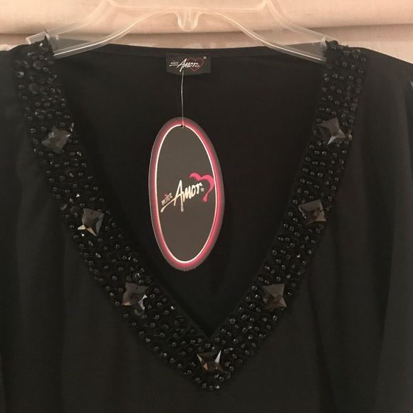 NWT Size 2 V Neck Long Sleeved Mini Dress - Picture 3 of 5